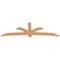 Ekena Millwork Davenport Timber Gable Bracket, Western Red Cedar, 96"W x 32"H x 1 1/2"D x 5 1/2"F, 8/12 Pitch GBW096X32X0206DAV00SWR - alternate 3